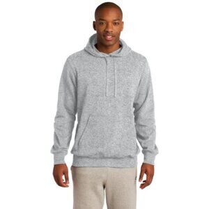 SportTek Tall Pullover Hooded Sweatshirt. TST254 - Athletic Heather